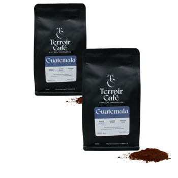 Gemahlener Kaffee - Guatemala, Maya 1kg - Pack 2 × Mahlgrad Aeropress Beutel 1 kg