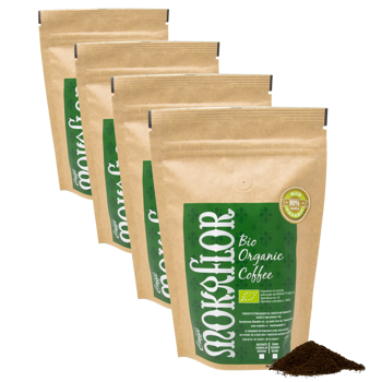CaffèLab Melange 80 20 Bio Cafe Moulu 250 G Moulu Moka - 250 G - Pack 4 × Moulu Moka Pochette 250 g