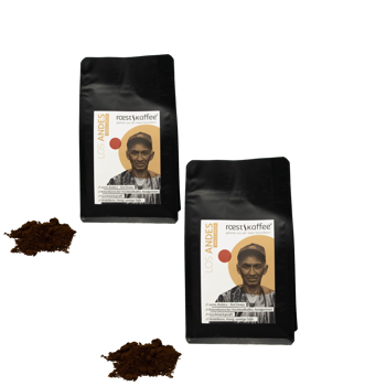 Los Andes - Single Origin - Pack 2 × Mahlgrad Filter Beutel 500 g