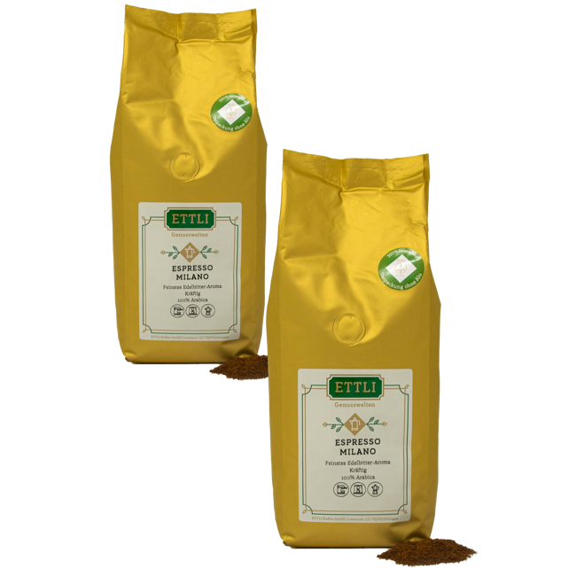 Gemahlener Kaffee - Espresso Milano - 500g by ETTLI Kaffee