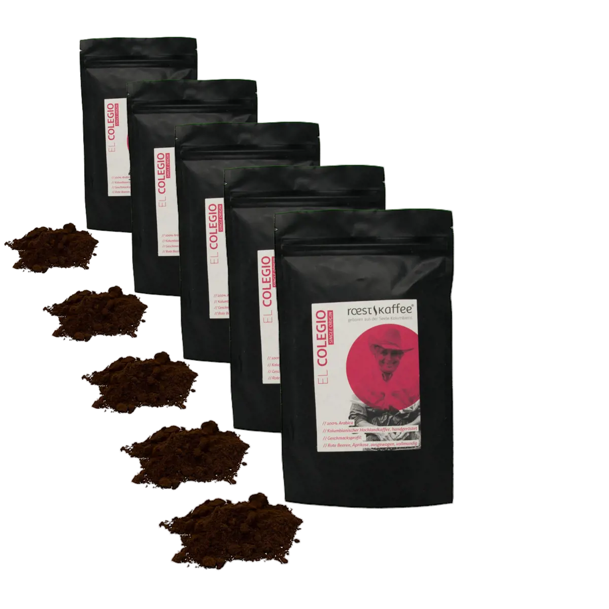 Roestkaffee El Colegio Single Origin Moulu Piston French Press- 250 G by Roestkaffee