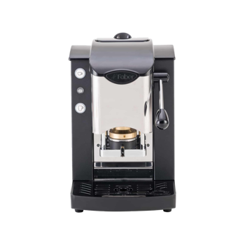 FABER Macchina da Caffè a cialde - Slot Inox Total Nero Opaco Zodiac 1,3 l - compatibile ESE (44mm)