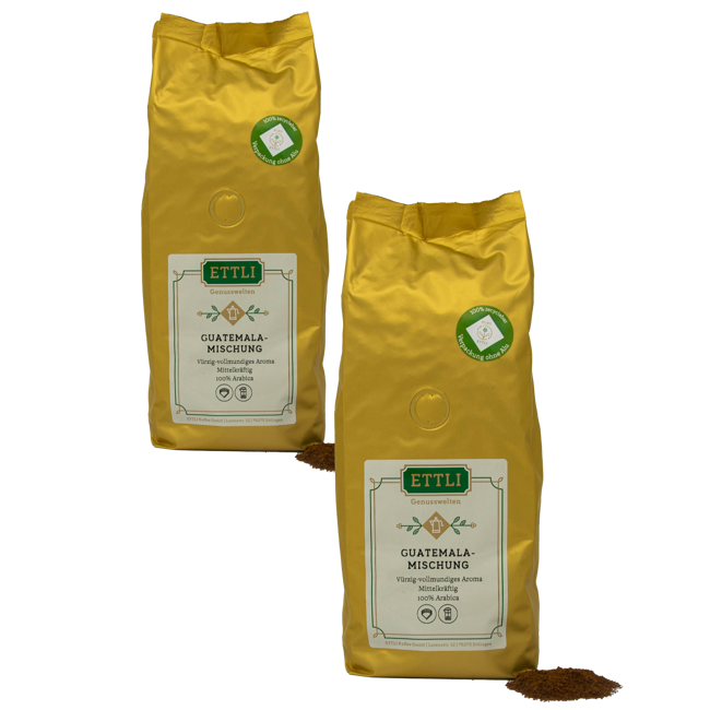 Ettli Kaffee Melange Guatemala Moulu Espresso - 1 Kg by ETTLI Kaffee