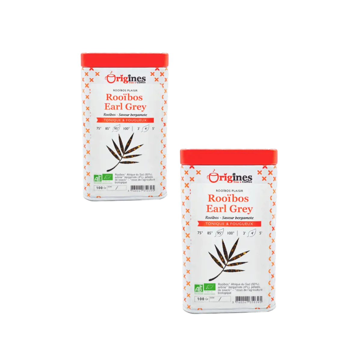 Origines Tea&Coffee Rooibos Earl Grey En - Afrique Du Sud 100G - 100 G by Origines Tea&Coffee