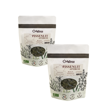 Origines Tea&Coffee Infusion Bio Pissenlit Feuilles Coupees Vrac 500G Fleur De The 500 G - Pack 2 × Pochette 500 g