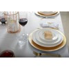 Troisième image du produit Aulica Set De 6 Assiettes Plate En Porcelaine Blanche Princesse by Aulica
