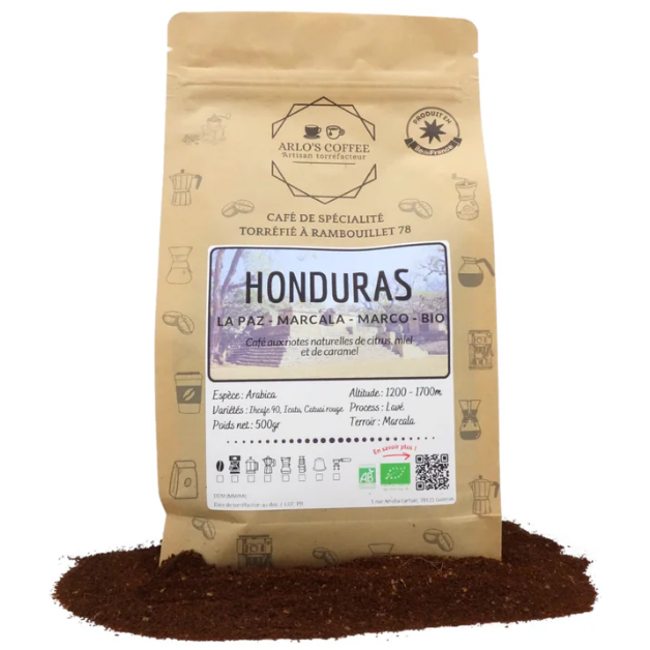 Arlo's Coffee - Honduras Moulu Aeropress- 500 G by ARLO'S COFFEE