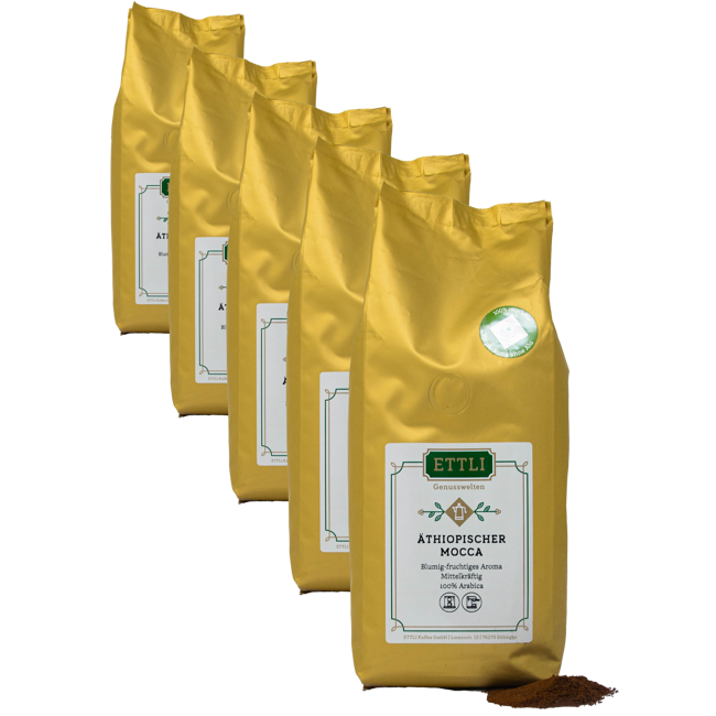 Ettli Kaffee Moka Ethiopien Moulu Aeropress - 250 G by ETTLI Kaffee