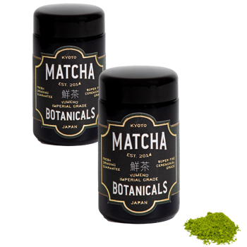 Matcha Botanicals Matcha Yumeno Imperiale 40 g - Pack 2 × Bottiglia di vetro 40 g