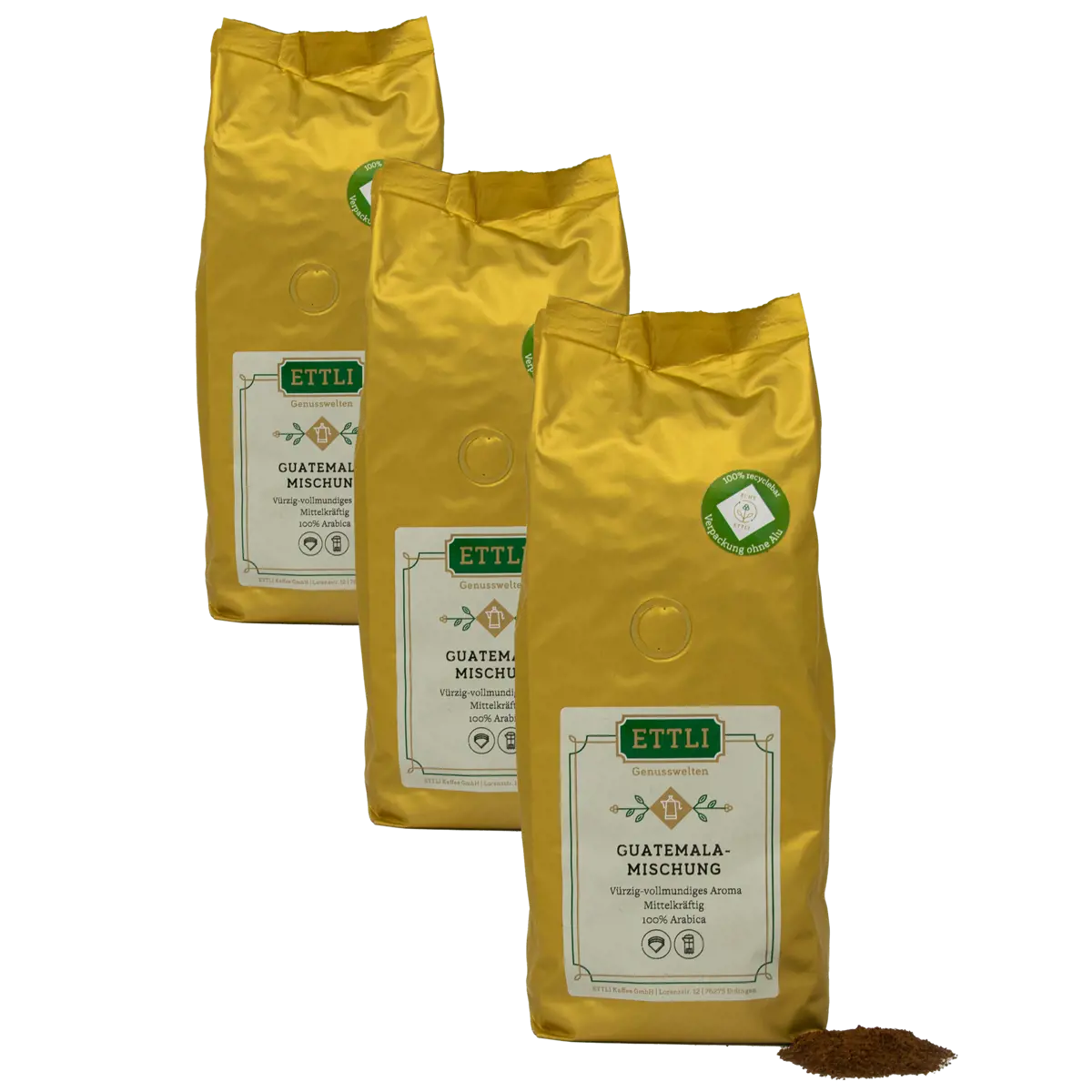 Caffè macinato - Miscela Guatemala - 500g by ETTLI Kaffee