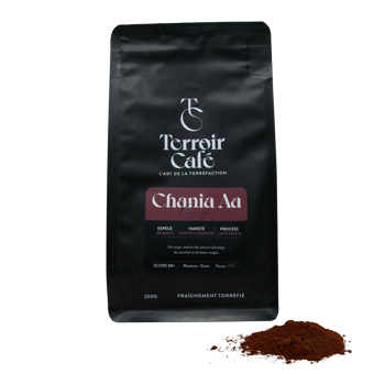 Terroir Cafe Terroir Cafe Kenya Chania Aa 250G Moulu Espresso - 250 G - Moulu Espresso Pochette 250 g
