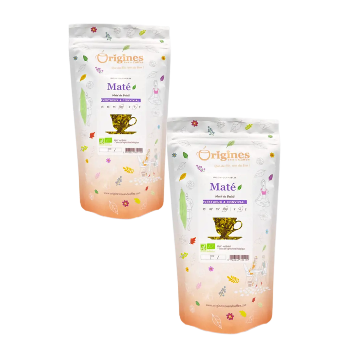 Origines Tea&Coffee Mate Bio Vert En Vrac Bresil 1Kg Fleur De The 1 Kg by Origines Tea&Coffee