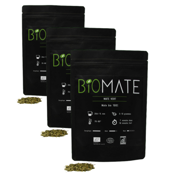 Grüner Mate - Pack 3 × Beutel 150 g