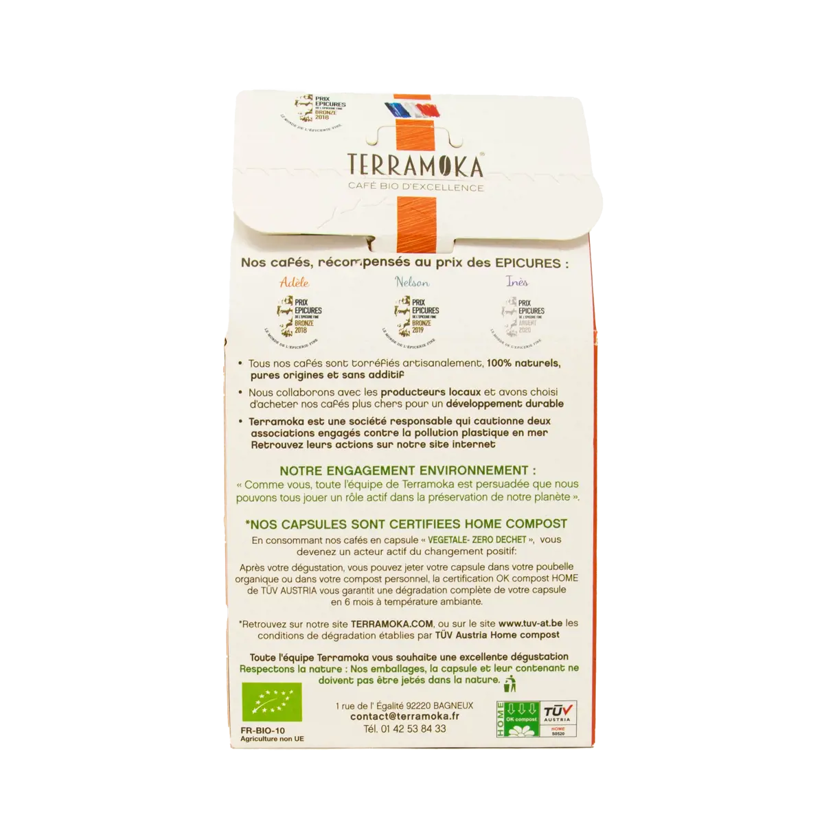 Zweiter Produktbild Kompostierbare Kapseln - Fräulein Adèle - x15 by Terramoka