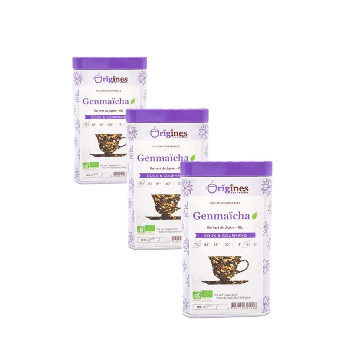 Grüner Tee Metall-Box - Genmaicha Japon - 100g by Origines Tea&Coffee