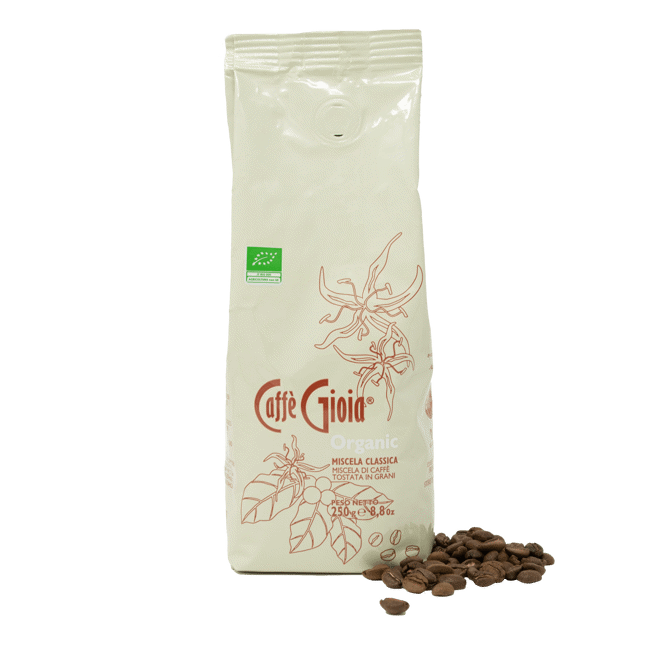 Deuxième image du produit Caffè Gioia Mélange Classique Bio Grains Lignée Familiale (4X250G) by Caffè Gioia