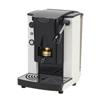 FABER Macchina da Caffè a cialde - Piccola Slot Black Bianco 1,5 l - compatibile ESE (44mm)