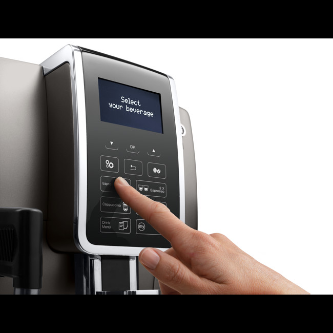 DELONGHI Dinamica Aroma Bar ECAM359.57.TB Grigio Nero Macchina