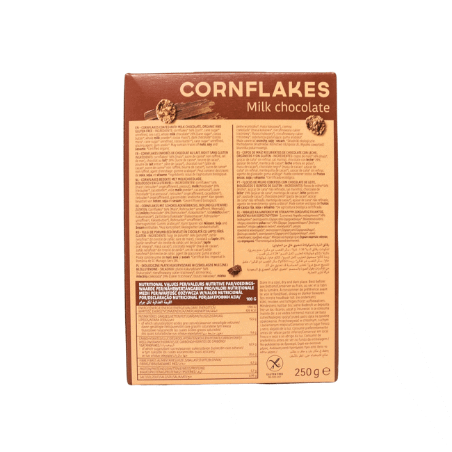 Secondo immagine del prodotto Cornflakes cioccolato al latte Bio & Senza glutine by Turtle