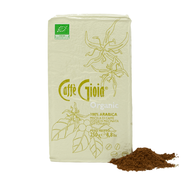 Deuxième image du produit Caffè Gioia Perou 100 Arabica Bio Moulu 4X250G Moulu Italien Moka- 1 Kg by Caffè Gioia