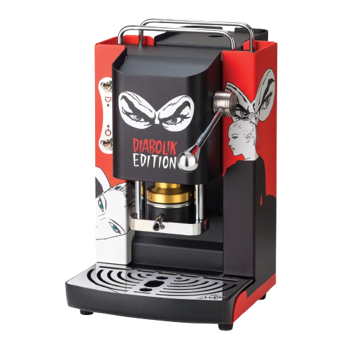 FABER Kaffeepadmaschine - Pro Deluxe Diabolik Edition 1,3 l - ESE (44mm) kompatibel