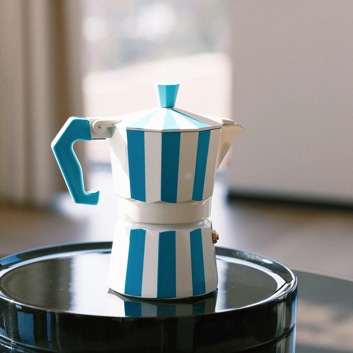 Deuxième image du produit GNALI & ZANI Brasil Cafetiere Italienne 3 Tasses Turquoise by GNALI & ZANI