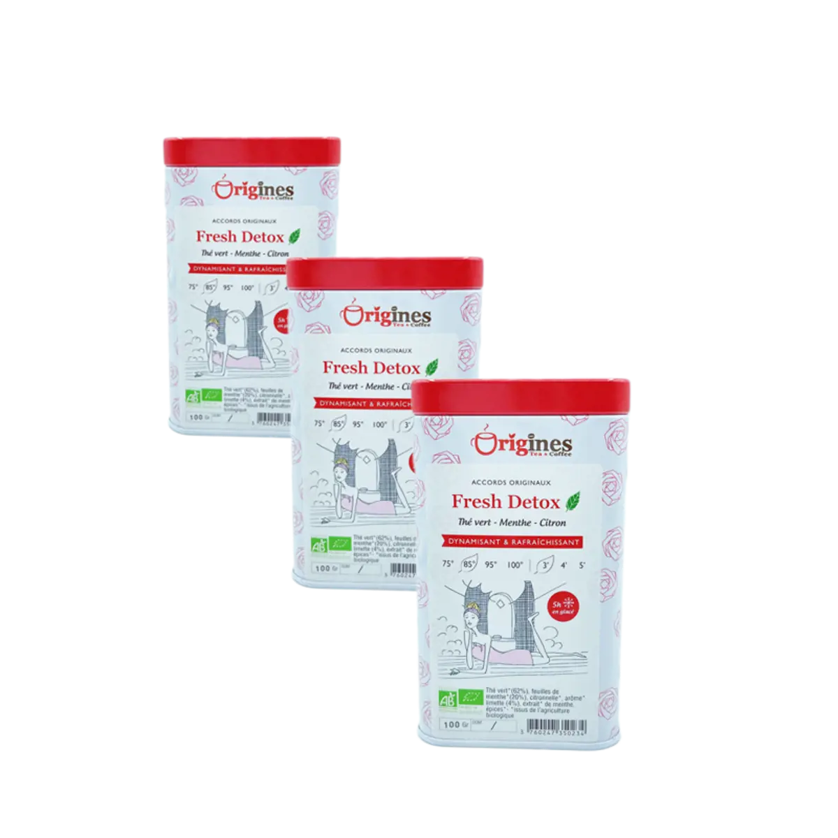 Origines Tea&Coffee The Vert Bio En - Fresh Detox Chine 100G - 100 G by Origines Tea&Coffee