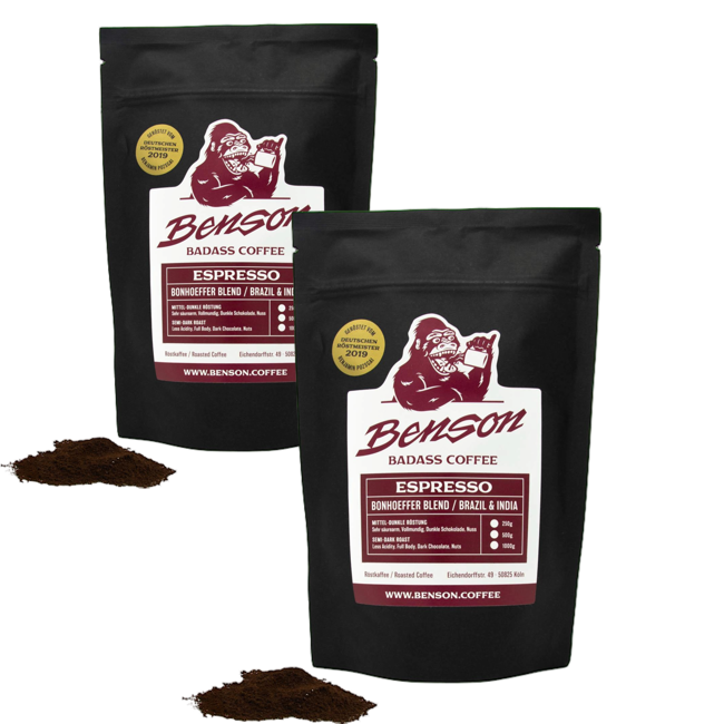 Benson Cafe Moulu Bonhoeffer Blend Espresso 500G Moulu Espresso - 500 G by Benson