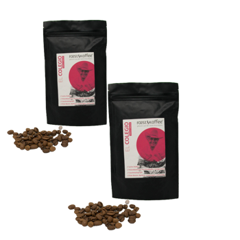 Cafe En Grain Roestkaffee El Colegio Single Origin 1 Kg - Pack 2 × Grains Pochette 1 kg