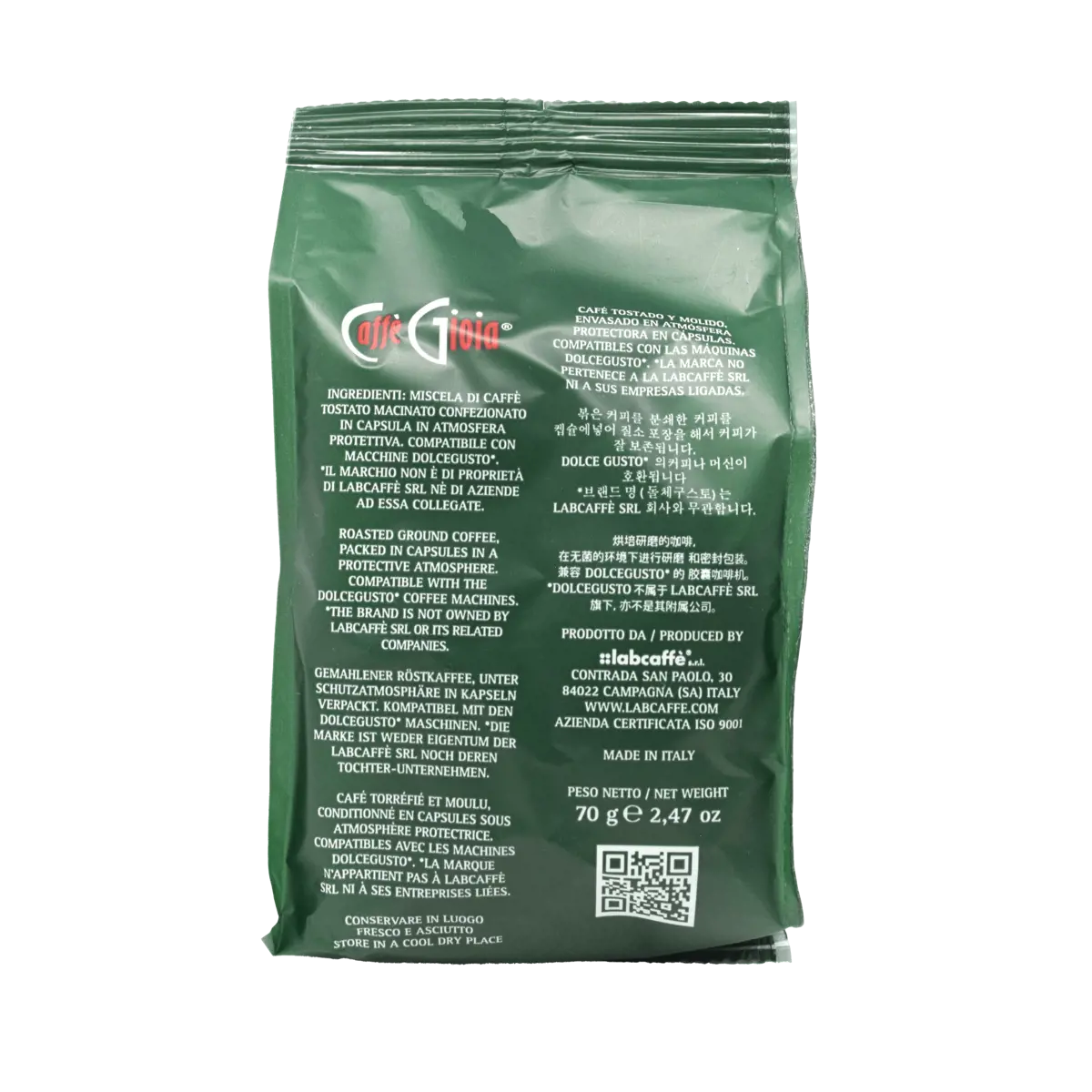 Terzo immagine del prodotto Capsule - DOLCE GUSTO Classico - x100 by Caffè Gioia