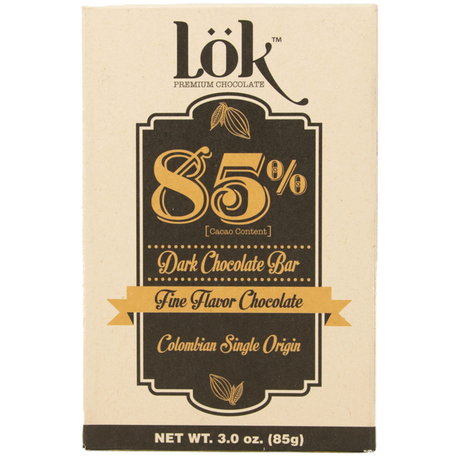 LÖK FOODSChocolat 85 Single Origin Tumaco X3 Boites 255 G by LÖK FOODS