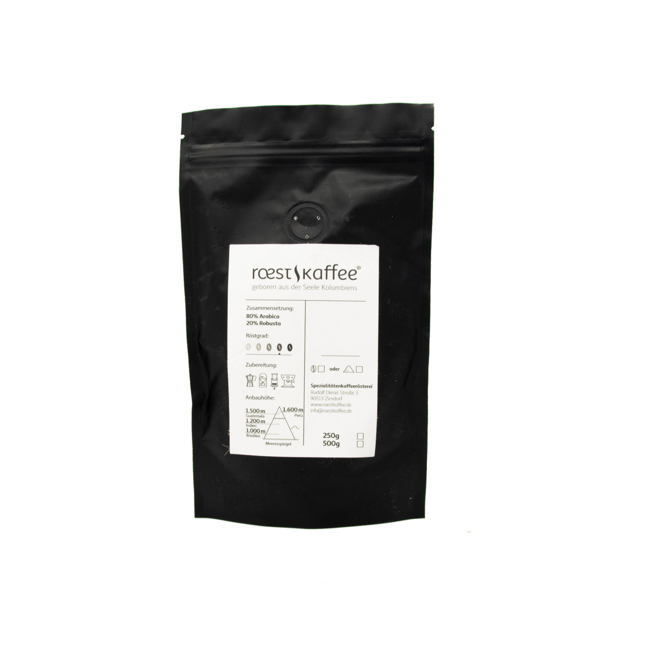 Deuxième image du produit Cafe En Grain Roestkaffee El Amanecer Espresso Blend 250 G by Roestkaffee