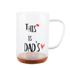 Aulica Mug En Verre Fond Ecriture This Is Dad S by Aulica