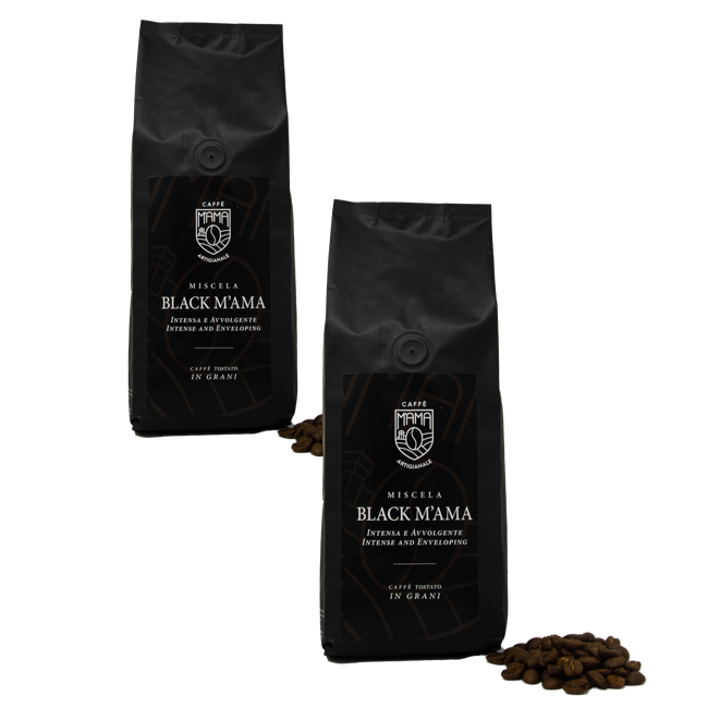 Caffé in grani - Black M'ama Caffè - 1 kg by M'ama Caffè