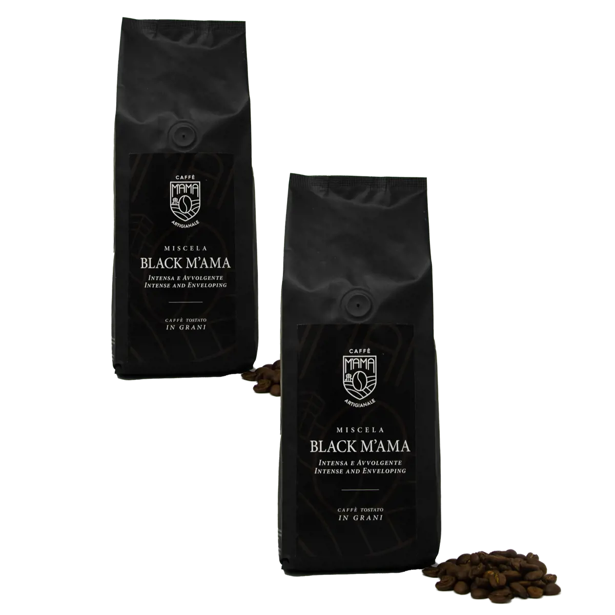 Caffé in grani - Black M'ama Caffè - 1 kg by M'ama Caffè