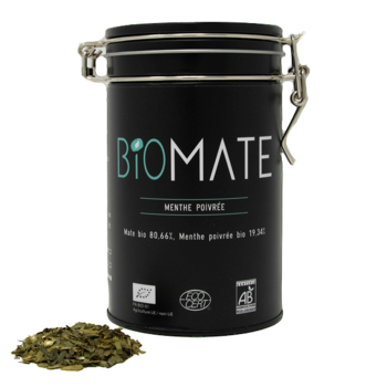 Pfefferminz Mate - Metall-Box 150 g