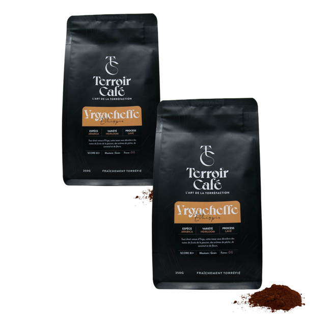 Gemahlener Kaffee - Äthiopien, Yirgacheffe - 250g by Terroir Cafe