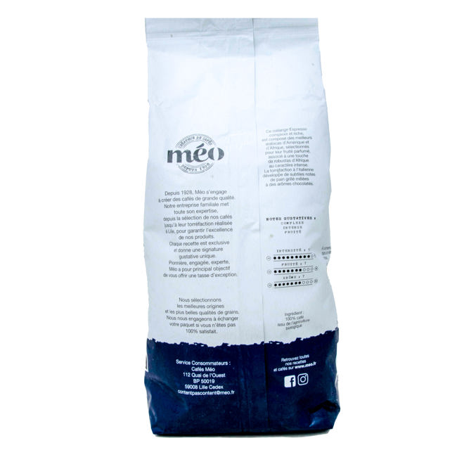 Zweiter Produktbild Kaffeebohnen - Bio Espresso - 1 kg by Café Méo