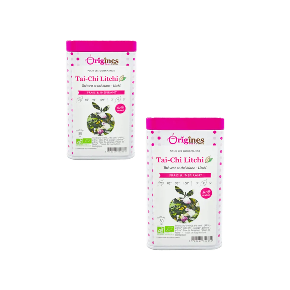 Origines Tea&Coffee The Blanc Bio En - Tai Chi Litchi Chine 80G - 80 G by Origines Tea&Coffee