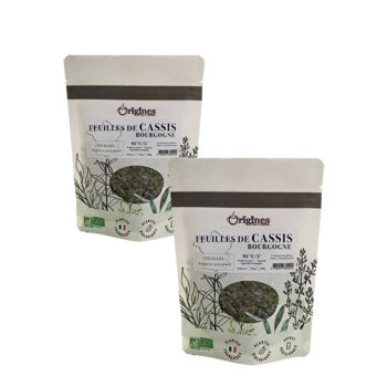 Infusion Bio Cassis Feuille - Vrac 500g - Pack 2 × Beutel 500 g