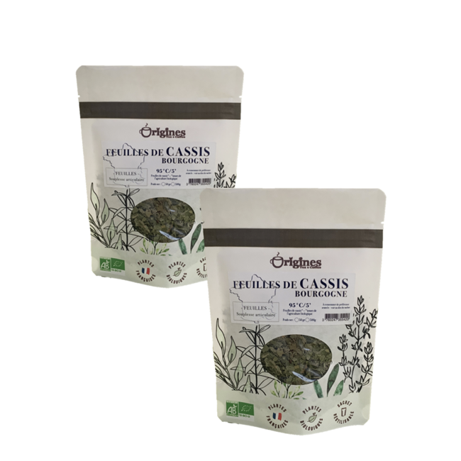 Origines Tea&Coffee Infusion Bio Cassis Feuille Vrac 500G Fleur De The 500 G by Origines Tea&Coffee