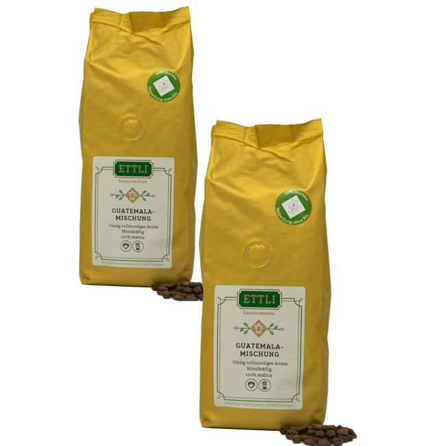 Kaffeebohnen - Guatemala Mischung - 500g by ETTLI Kaffee