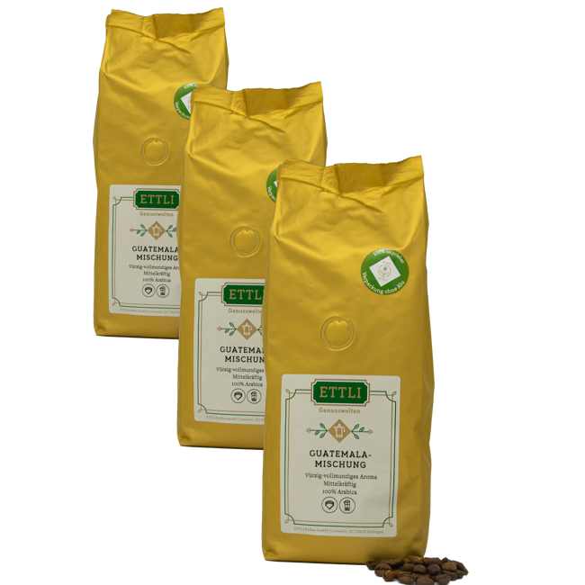 Caffè in grani - Miscela Guatemala - 500g by ETTLI Kaffee