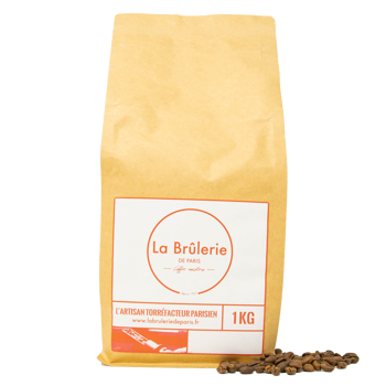 Cafe En Grain La Brûlerie de Paris Burundi Kayanza 1 Kg - Grains Pochette 1 kg