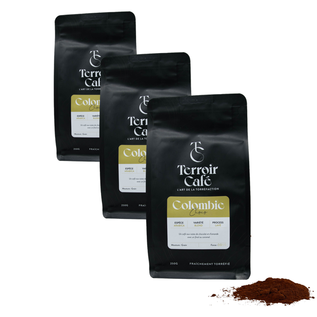 Terroir Cafe Terroir Cafe Colombie Huila Choco 250G Moulu Espresso - 250 G by Terroir Cafe