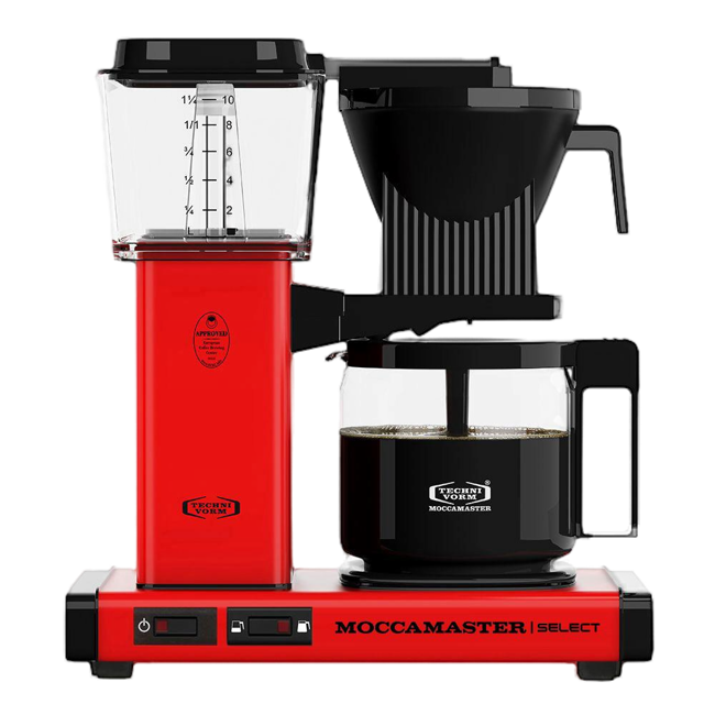 MOCCAMASTER Filterkaffeemaschine - 1,25 l - KBG Select Red by Moccamaster Deutschland