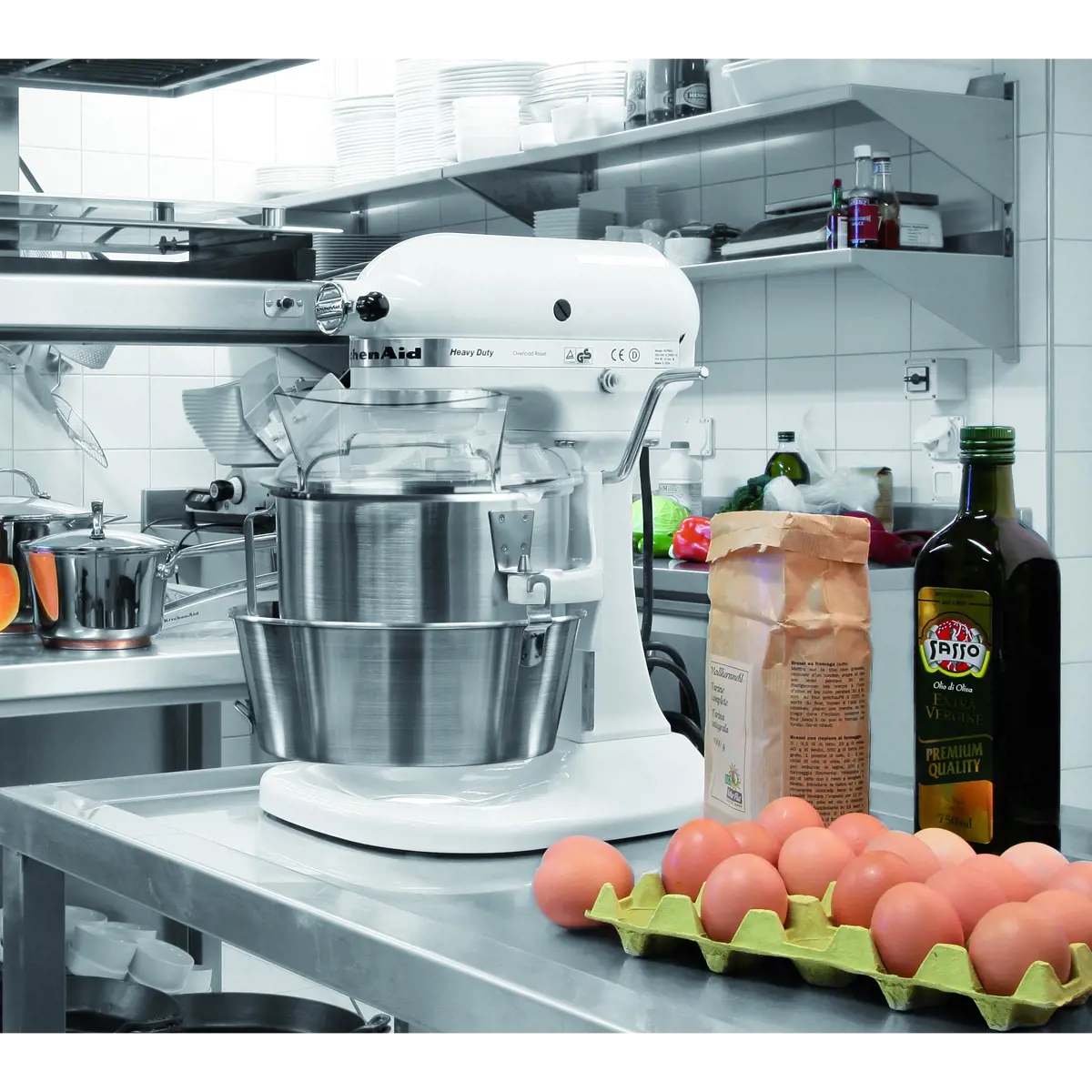 Deuxième image du produit Bartscher France Bartscher Kitchen Aid Robot Patissier 5 Kpm5 Ewh Blanc 4 83 L by Bartscher