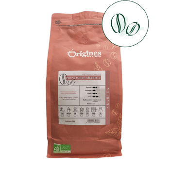 Origines Tea&CoffeeCafe Moulu Prestige D Arabica 1Kg Moulu French Press - 1 Kg - Moulu French press Pochette 1 kg