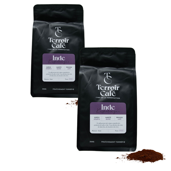 Terroir Cafe Terroir Cafe Inde Kusha 1Kg Moulu Espresso - 1 Kg by Terroir Cafe