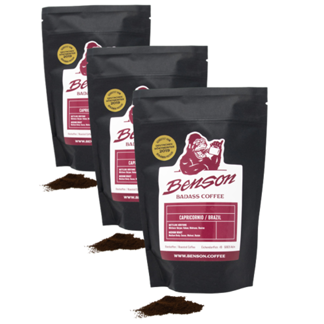 Benson Cafe Moulu Capricornio Espresso 500G Moulu Moka - 500 G by Benson